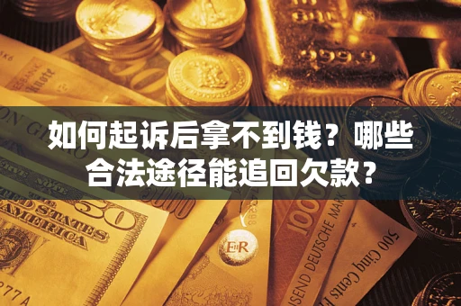 济南如何起诉后拿不到钱？哪些合法途径能追回欠款？
