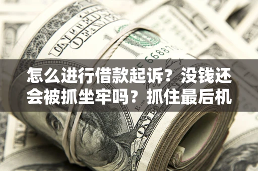 济南怎么进行借款起诉？没钱还会被抓坐牢吗？抓住最后机会！