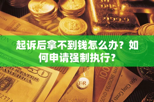 济南起诉后拿不到钱怎么办？如何申请强制执行？