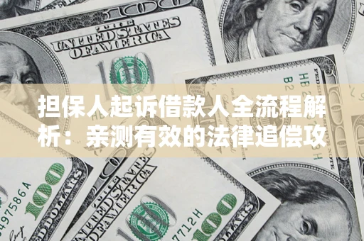 济南担保人起诉借款人全流程解析：亲测有效的法律追偿攻略