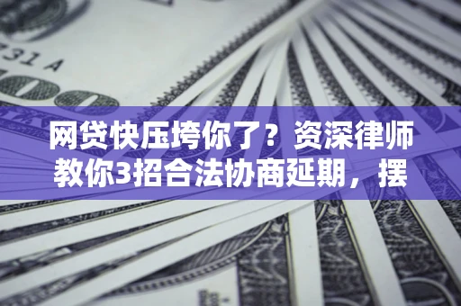济南网贷快压垮你了？资深律师教你3招合法协商延期，摆脱暴力催收！