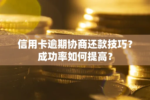 济南信用卡逾期协商还款技巧？成功率如何提高？