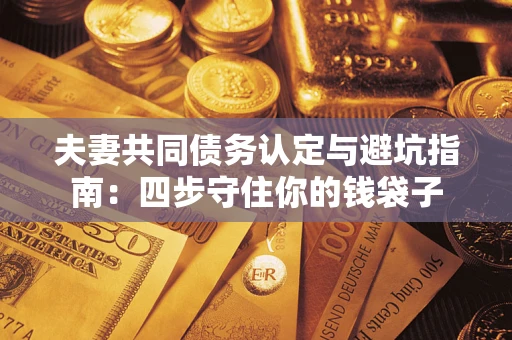 济南夫妻共同债务认定与避坑指南：四步守住你的钱袋子