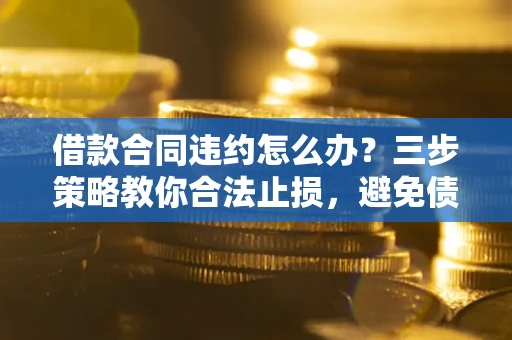 济南借款合同违约怎么办？三步策略教你合法止损，避免债务危机升级