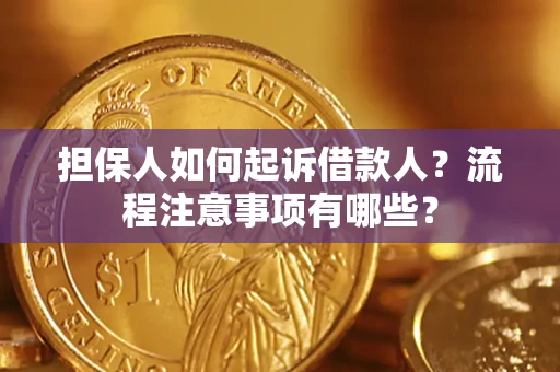 济南担保人如何起诉借款人？流程注意事项有哪些？